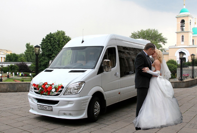 Заказать микроатобус на свадьбу недорого