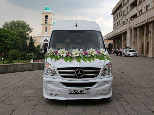 Аренда микроатобуса на свадьбу недорого